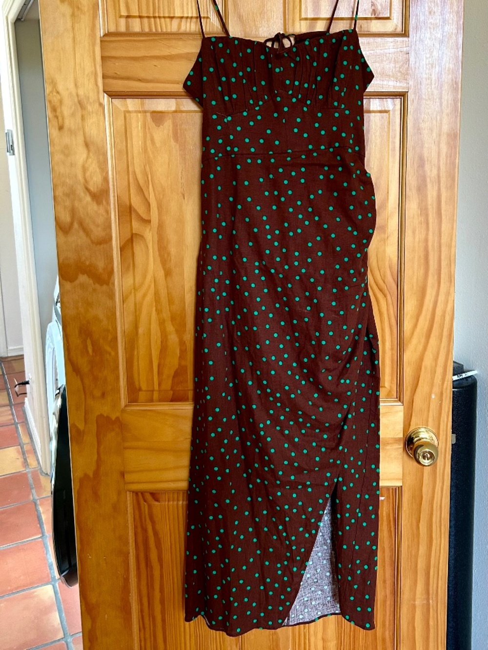 Zara, Linen Midi Dress, Size L